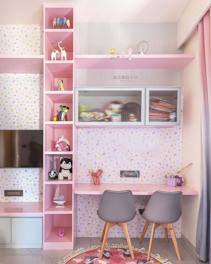 Mẫu bàn học sinh cấp 1 bé gái